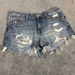 Lucky Distressed Denim Women Cut Off Shorts